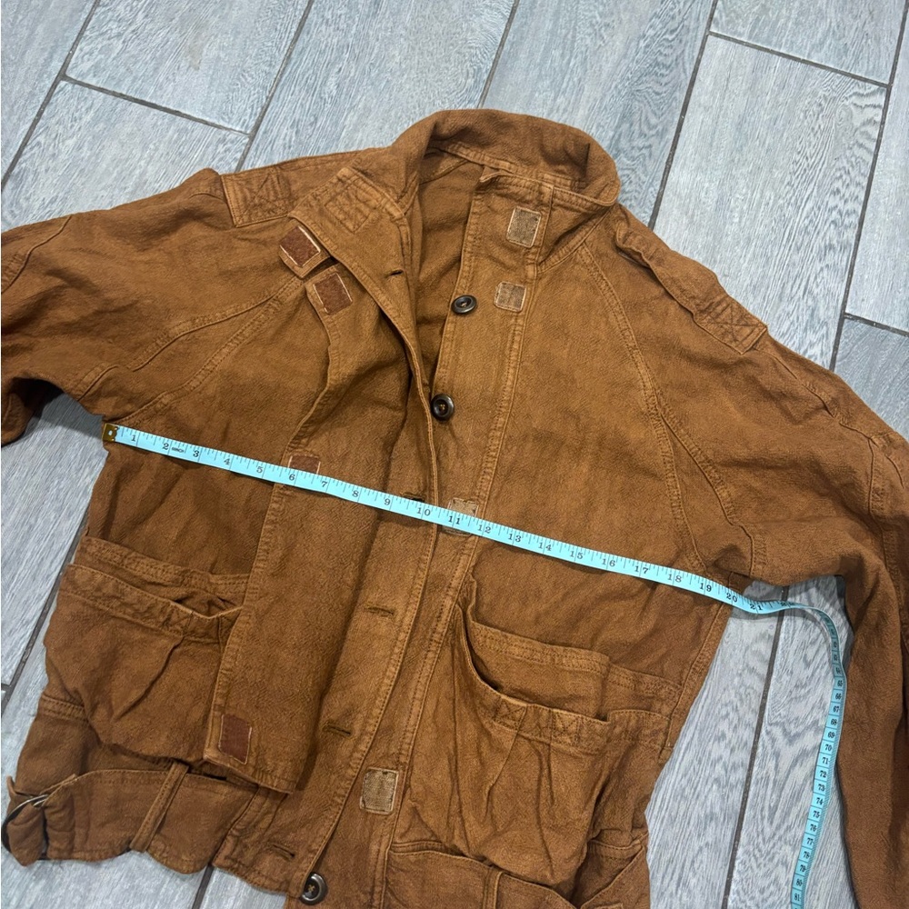Free People Jayde Safari Bomber Jacket Size XS - Picture 10 of 12